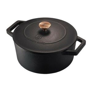 Oală fontă Berlinger Haus BlackRose Collection, cu capac , 20 cm imagine