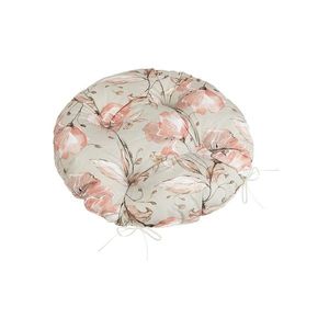 Bellatex Perna Adéla matlasată rotundă Liliesomon, gri 40 x 40 cm imagine