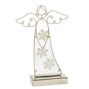 Decorațiune de Crăciun Înger din sticlă, 30 cm imagine