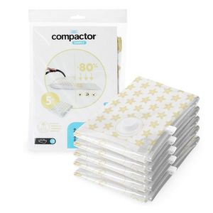 Compactor Set de saci de depozitare sub vidCompress L Vanilie 100 l, 70 x 100 cm, 5 buc., galben, 5 buc. imagine