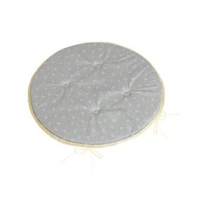 Bellatex Perna Adéla rotundă netedă Floaregonflabilă gri 40 x 40 cm imagine