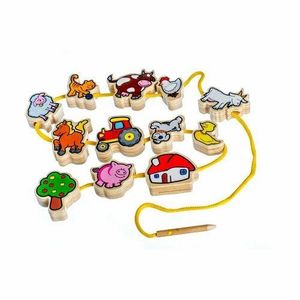 Joc de atenție Teddies Primele mele animale, 12 piese în cutie 24, 6 x 19 x 3, 8 cm imagine