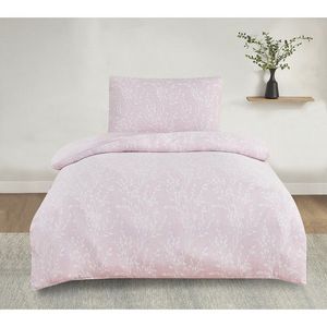 Lenjerie de pat din jacquard Alabama roz, 140 x200 cm, 70 x 90 cm, roz imagine