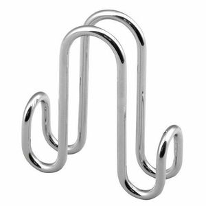 AQUALINE 37030 cârlig suspendat pentru paravane deduș dublu, argintiu imagine