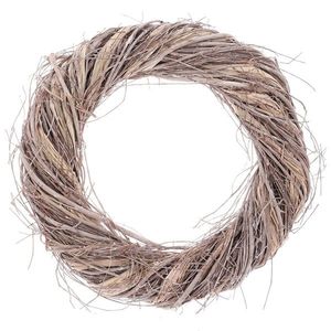 Coroană din răchită, gri-maro, diametru 30 cm imagine