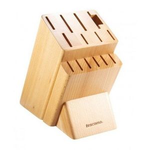 Bloc Tescoma NOBLESSE pentru 14 cuțite, foarfecă/masat, naturală, L imagine