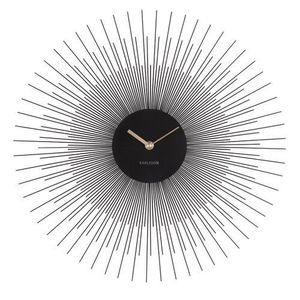 Ceas de perete de design Karlsson 5817BK diametrul 45 cm, negru imagine