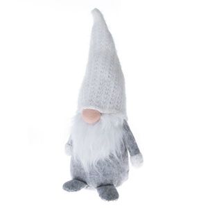 Pitic de Crăciun cu LED gri deschis, 38 x 16 cm imagine