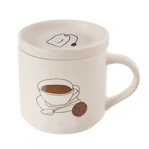 Orion Cană din porțelan cu capac Ceai, 0, 45 l imagine