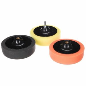 Sixtol Set de tampoane/ bureți de lustruit cusuport pentru curățarea mașinii, 3 buc. imagine