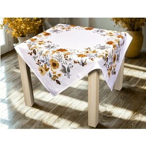 Fată de masă Flori de toamnă, 85 x 85 cm imagine