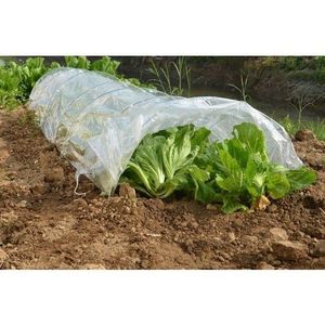 Seră tip tunel 300 x 65 x 45 cmalbă imagine