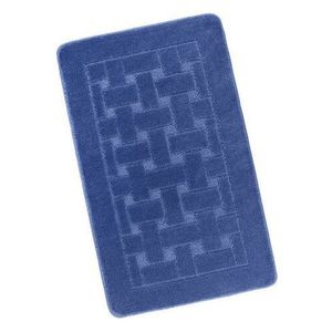 Covor de baie Bellatex Bany Rectangle albastru , 60 x 100 cm imagine