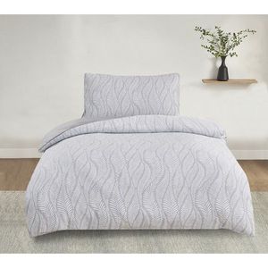 Lenjerie de pat din jacquard Alabama gri, 140 x200 cm, 70 x 90 cm, gri imagine
