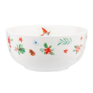 Bol de porțelan Altom Winter Gnomes 14 cm, 600 ml imagine
