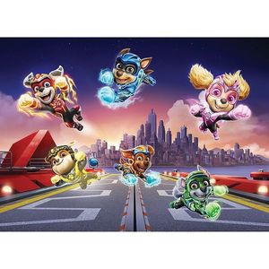 Fototapetă pentru copii Paw Patrol Mighty Pups 252x 182 cm, 4 părți imagine