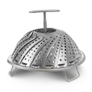 Orion Suport pliabil din oțel inoxidabil pentru gătit la abur imagine