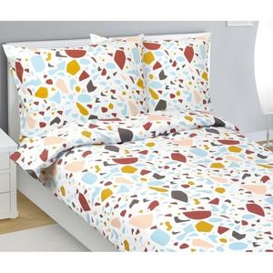 Bellatex Lenjerie de pat din flanel Mozaika, 140 x 220 cm, 70 x 90 cm imagine