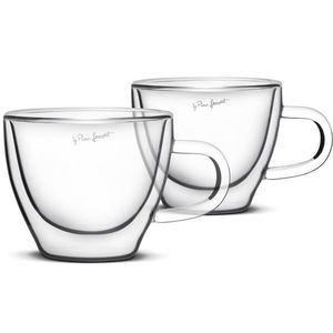 Lamart LT9026 set pahare Cappuccino Vaso, 190 ml, 2 buc., pur imagine