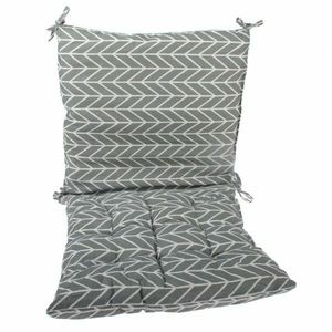 Pernă de scaun și spătar gri, 40 x 40 imagine