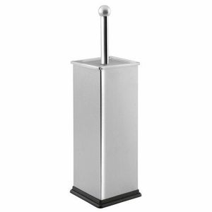 Perie de toaletă AQUALINE GA1210 Simple line pătrată, din oțel inoxidabil periat imagine