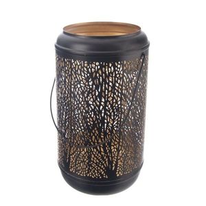 InDecor Sfeșnic metalic Tree negru, 17 x 17 x 29cm imagine