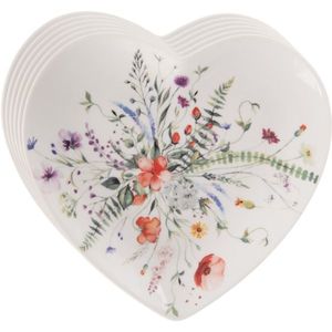 Set farfurii de desert din porțelan Orion Maci Inimă 17, 5 x 17 cm, 6 buc. imagine