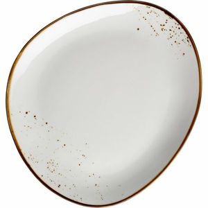 Mäser Farfurie ovală Pintar White cu puncte maro29 x 26 cm, maro, L imagine