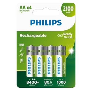 Philips Baterii reîncărcabile AA 1, 2 V, 4 buc. imagine