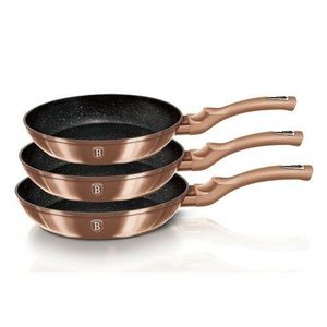 Set de 3 tigăi Berlinger Haus Rosegold MetallicLine imagine