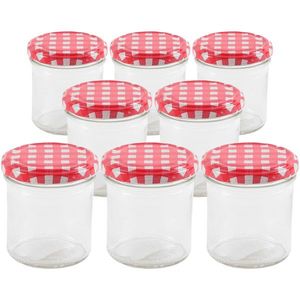 Set borcane de conservare Orion Laura, cu capac, 0, 165 l, 8 buc. imagine