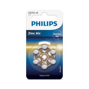 Philips Baterii pentru aparate auditive ZA312 1, 4V imagine