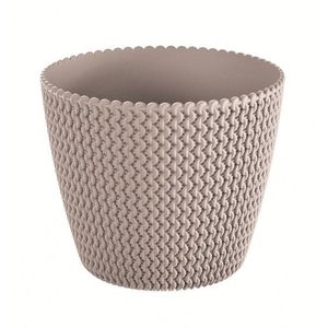 Înveliş de ghiveci Splofy, cacao, diam. 26 cm, diam. 26 cm imagine