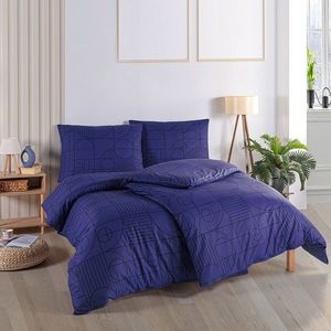 BedTex Lenjerie de pat din bumbac Geo Future Dusk, 220 x 200 cm, 2 bucăți 70 x 90 cm, 220 x 200 cm, 2 buc. 70 x 90 cm imagine