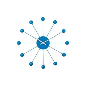 Karlsson 5977BB ceas de perete design, albastru, diametru 40 cm, albastru imagine