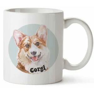 Bohemia Gifts Cană ceramică - Corgi, 350 ml imagine