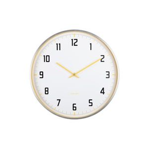 Karlsson 5969BY ceas de perete design galben, diametru 40 cm, galben imagine