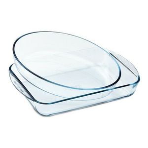 Pyrex Set de 2 vase de sticlă pentru cuptor, 2, 7 l+ 2, 2 l imagine