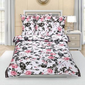 Lenjerie bumbac Trandafir sălbatic, 140 x 200 cm, 70 x 90 cm, 140 x 200 cm, 70 x 90 cm imagine