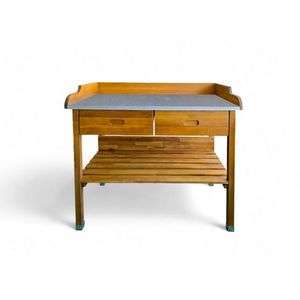 Masă grill din lemn Alan, 100 x 55 x 90 cm imagine