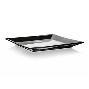 Farfurie întinsă Banquet MITO, 25 x 25 cm, negru, negru imagine