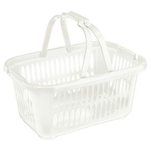 Tontarelli Coș pentru rufe curate COVER LINE cumâner 19, 4 l, alb, alb imagine