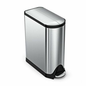 Simplehuman Coș de gunoi cu pedală pentru deșeuri selectate 45 l, inox, 45 l imagine