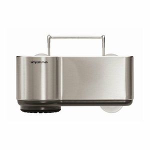 Simplehuman Suport pentru burete și perie, inox imagine