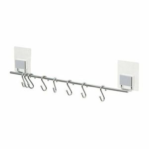 Compactor Bară de bucătărie autoadezivă BestlockMagic, 8 cârlige imagine