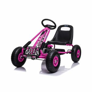 Kart cu pedale Baby Mix Go-kart Razor , roz imagine