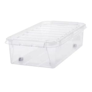 Cutie de depozitare cu cleme albe șiroți SmartStore Classic, 31 l, 31 l imagine