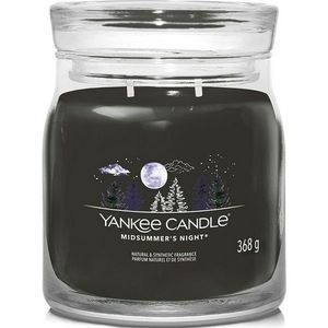 Lumânare parfumată medie Yankee Candle Signature Midsummer’s Night, 368 g, M imagine