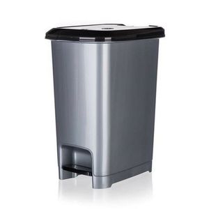 Banquet Coș de gunoi cu pedală STEP 15 l, gri, gri, 15 l imagine