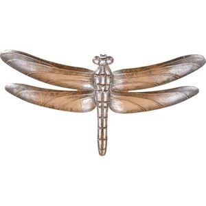 Decorațiune metalică de perete Dragonfly, 49 x 33x 2 cm, model I imagine